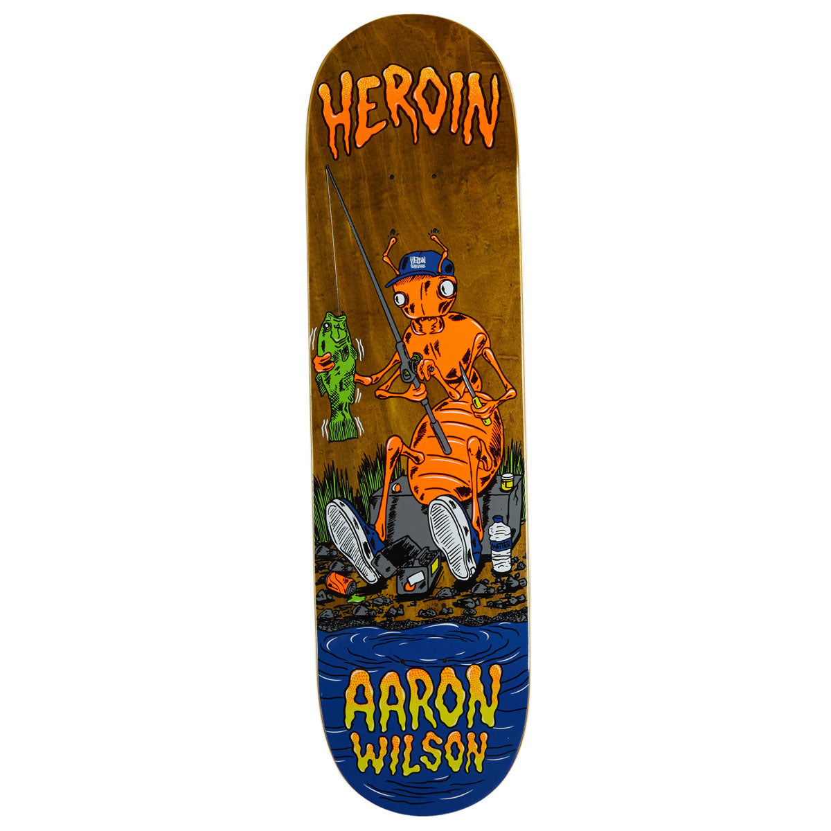Heroin Aaron Wilson Bug Skateboard Deck - 8.50