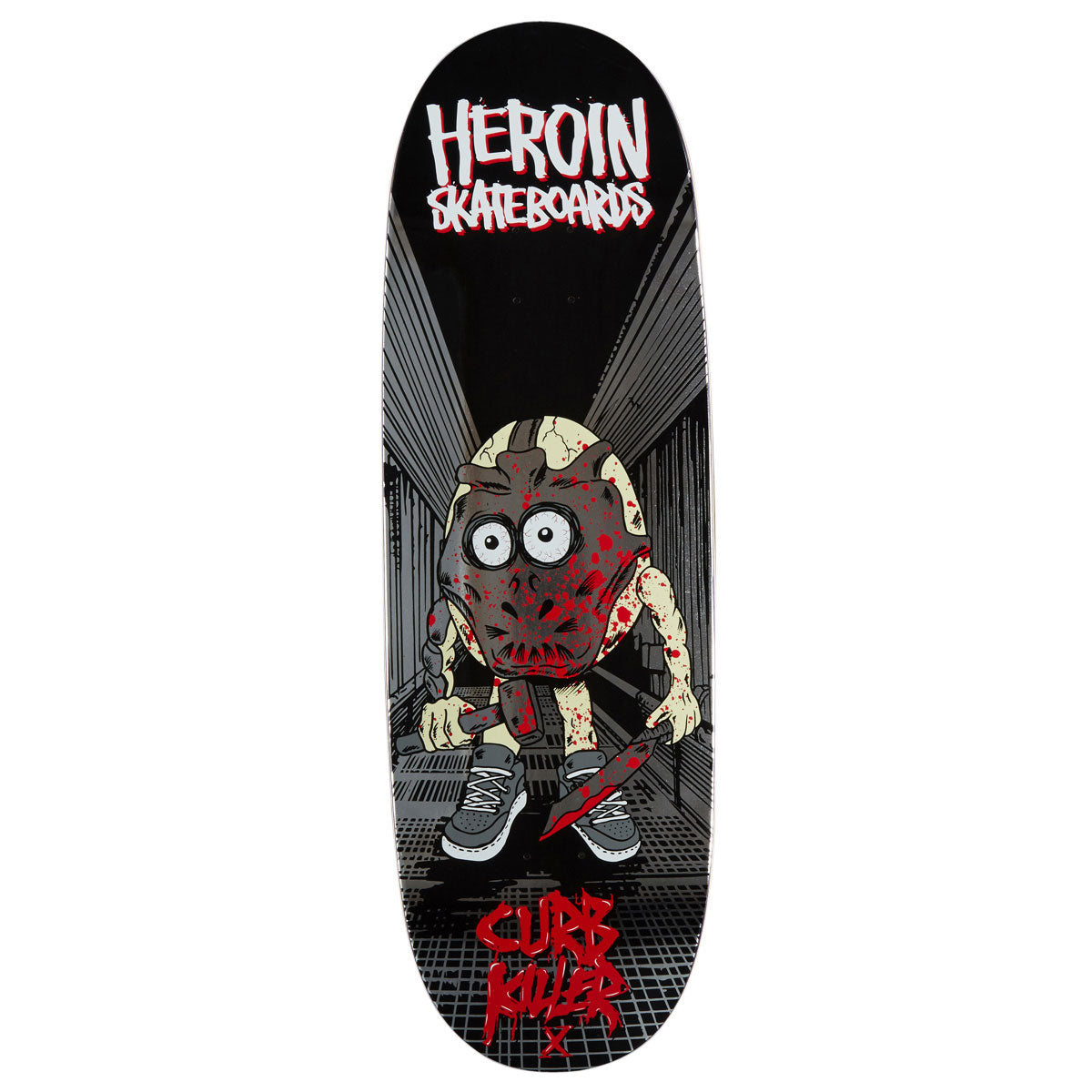 Heroin Curb Killer X Skateboard Deck - 10.00
