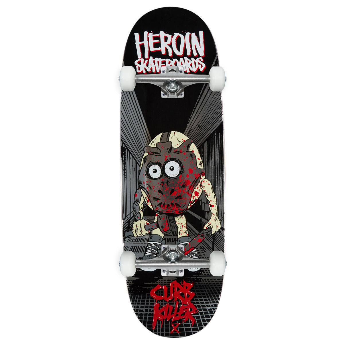Heroin Curb Killer X Skateboard Complete - 10.00