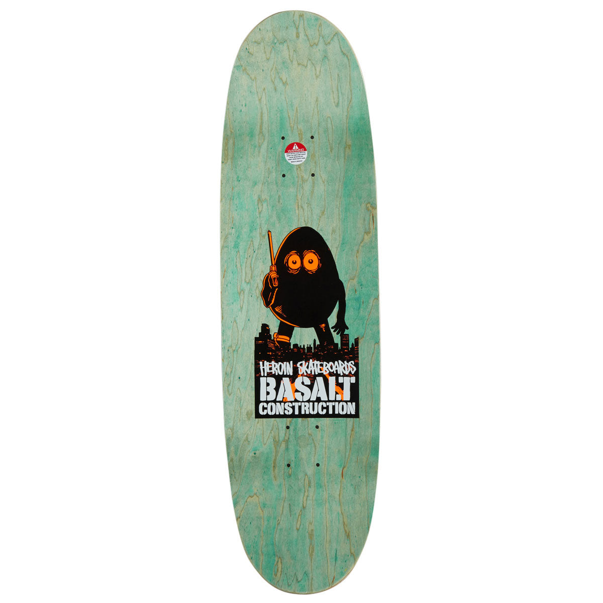 Heroin Basalt On Precinct 13 Egg Skateboard Complete - 8.75