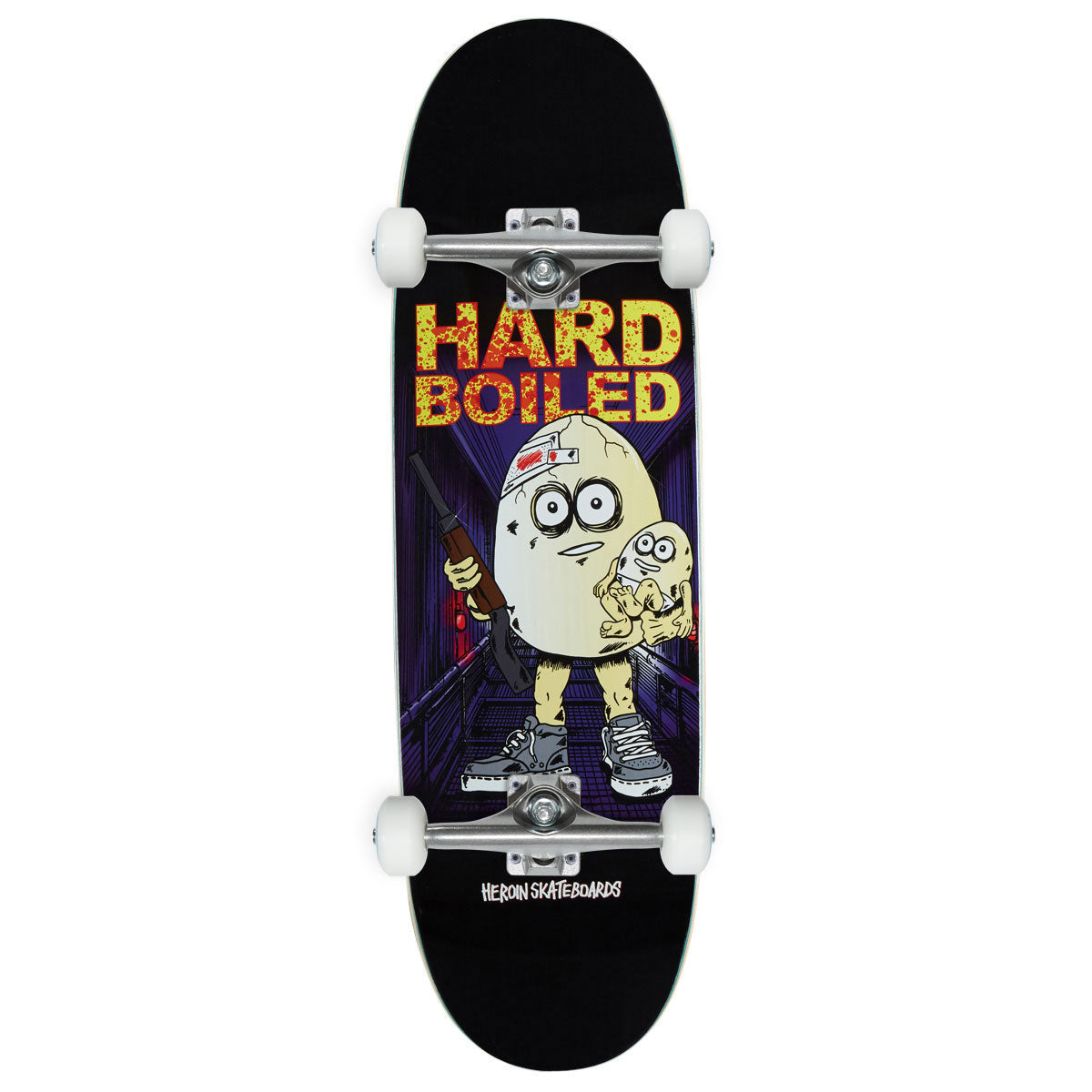 Heroin Hard Boiled Egg Skateboard Complete - 9.25