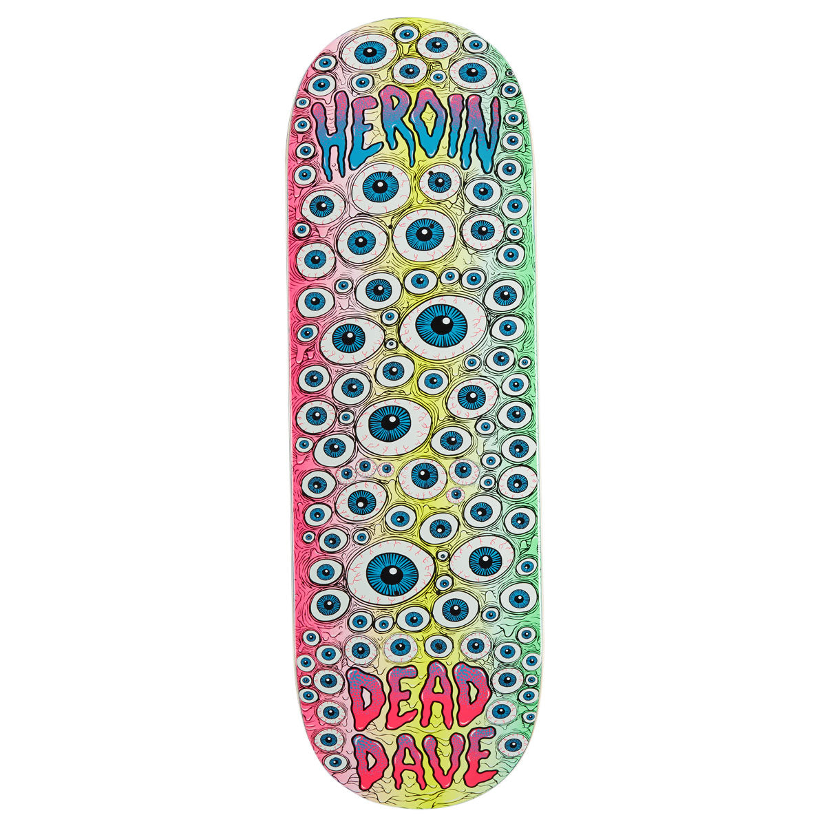 Heroin Dead Dave Eyes Skateboard Deck - 10.00