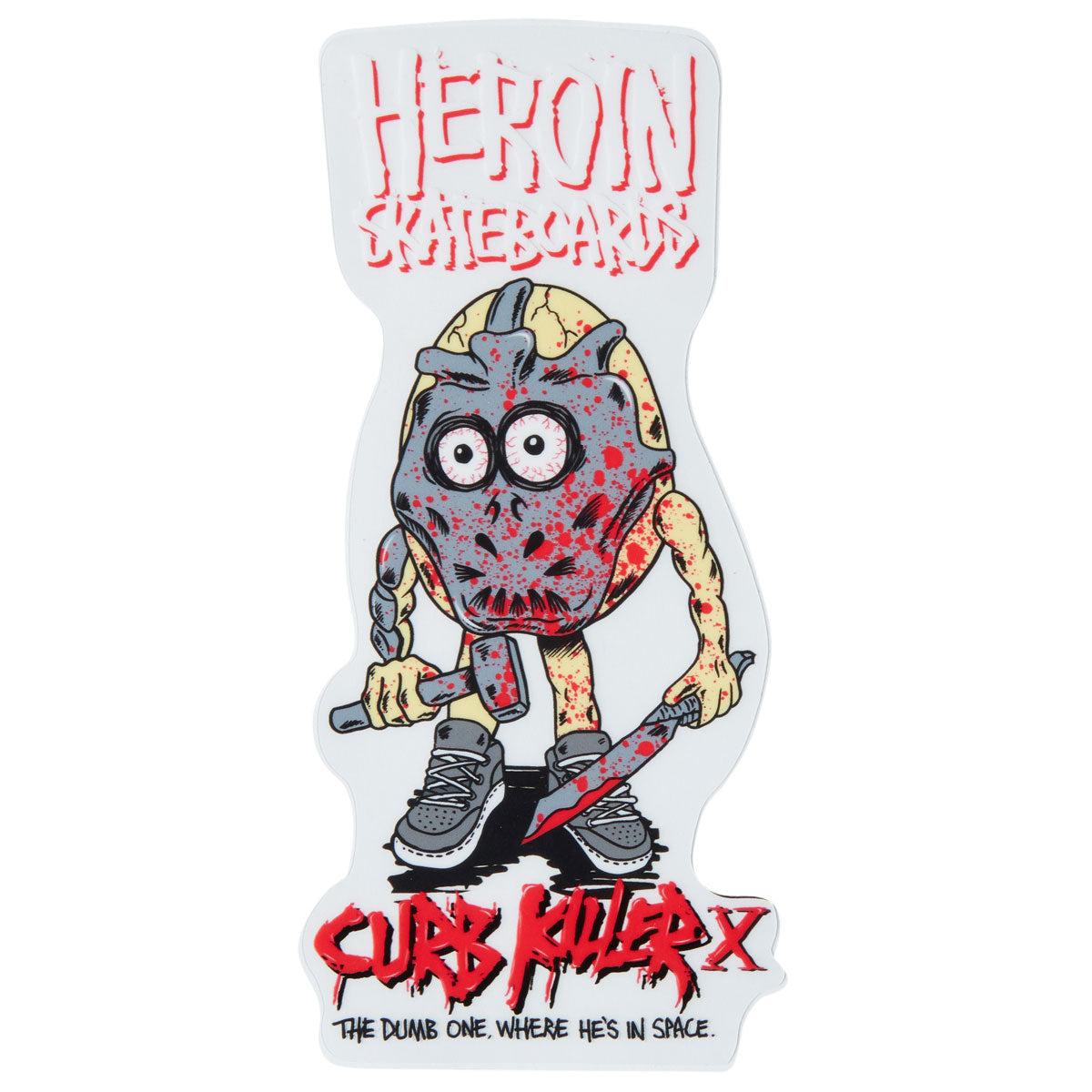 Heroin Curb Killer X Sticker Stickers image 1