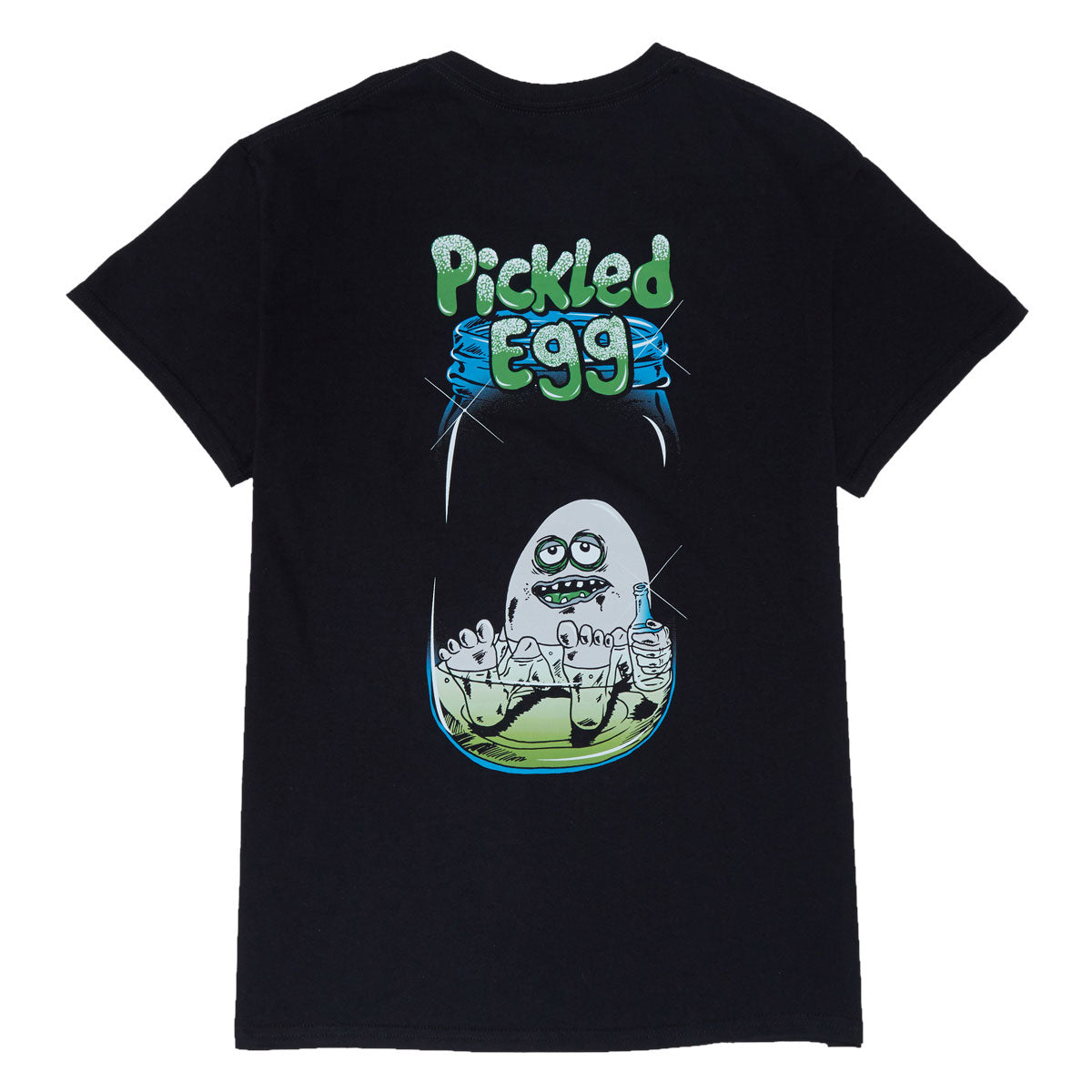 Heroin Pickled Egg T-Shirt - Black image 1