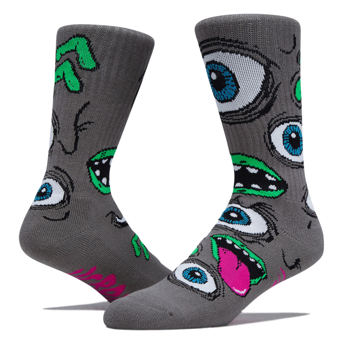 Heroin Mutant Socks - Grey image 2
