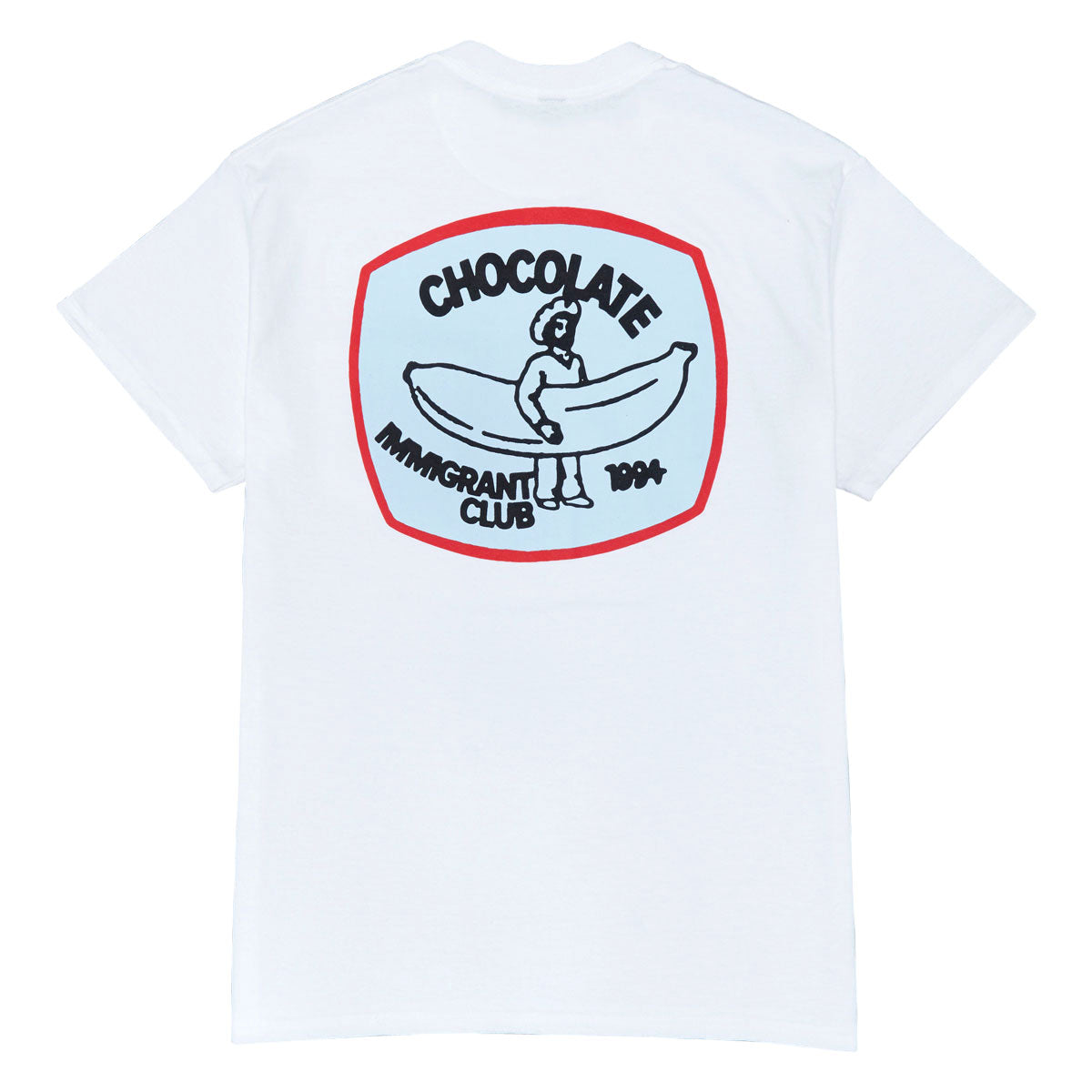 Chocolate Immigrant Club Pocket T-Shirt - White image 2