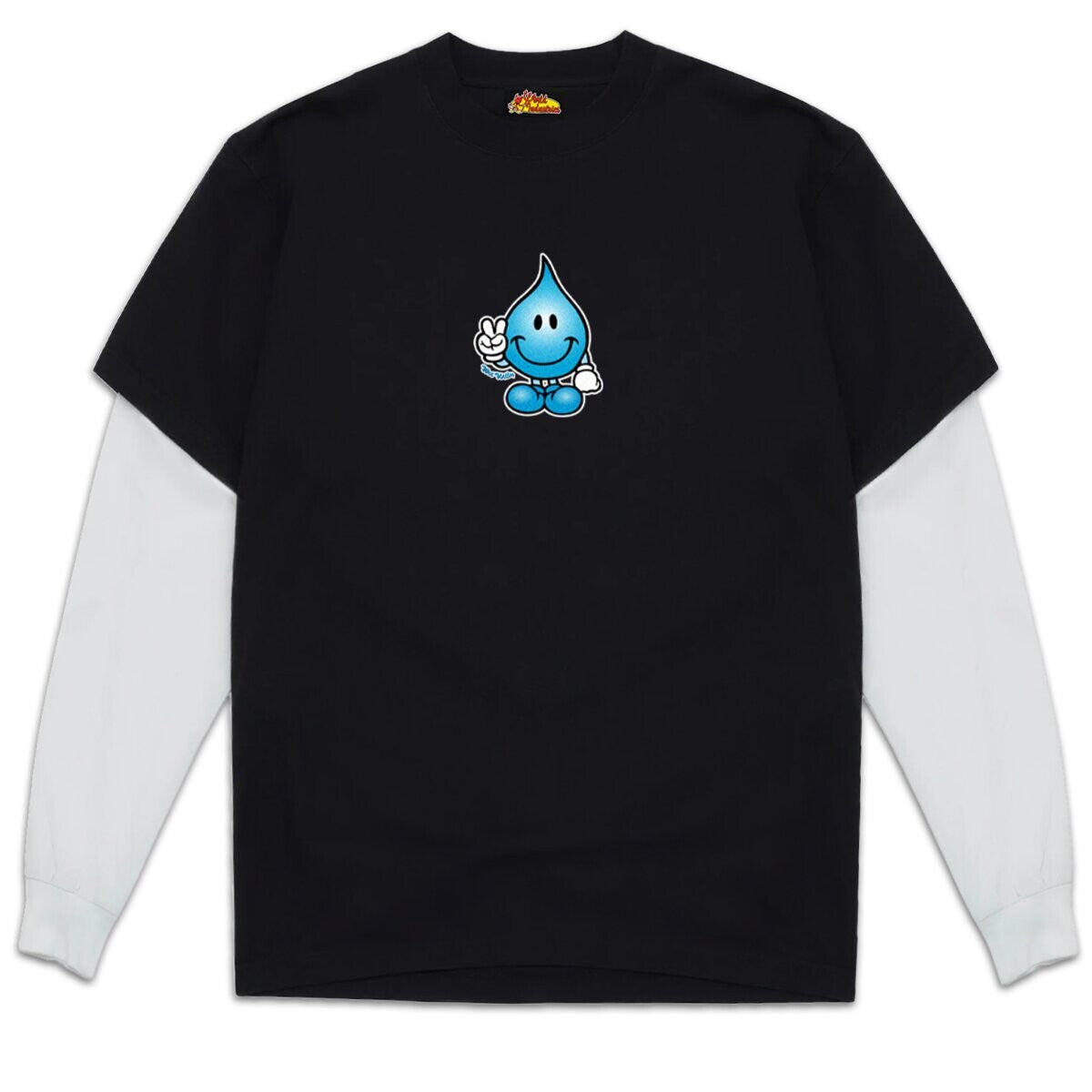 World Industries Classic Wet Willy Layered T-Shirt - Black/White image 1