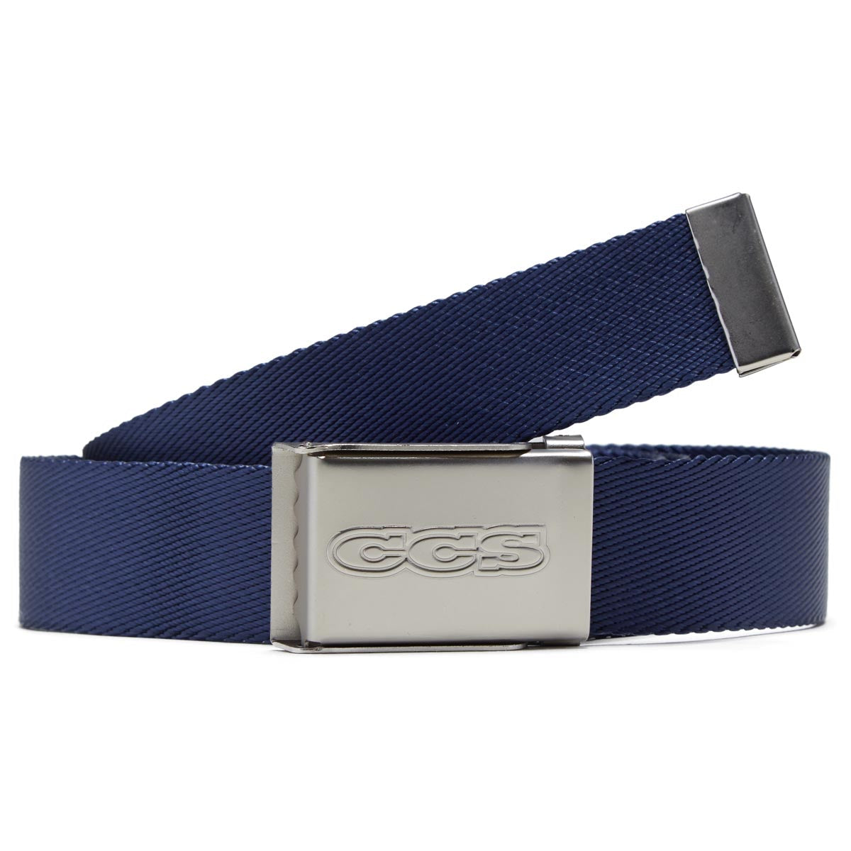 CCS Silver 96 Logo Web Belt - Navy image 1