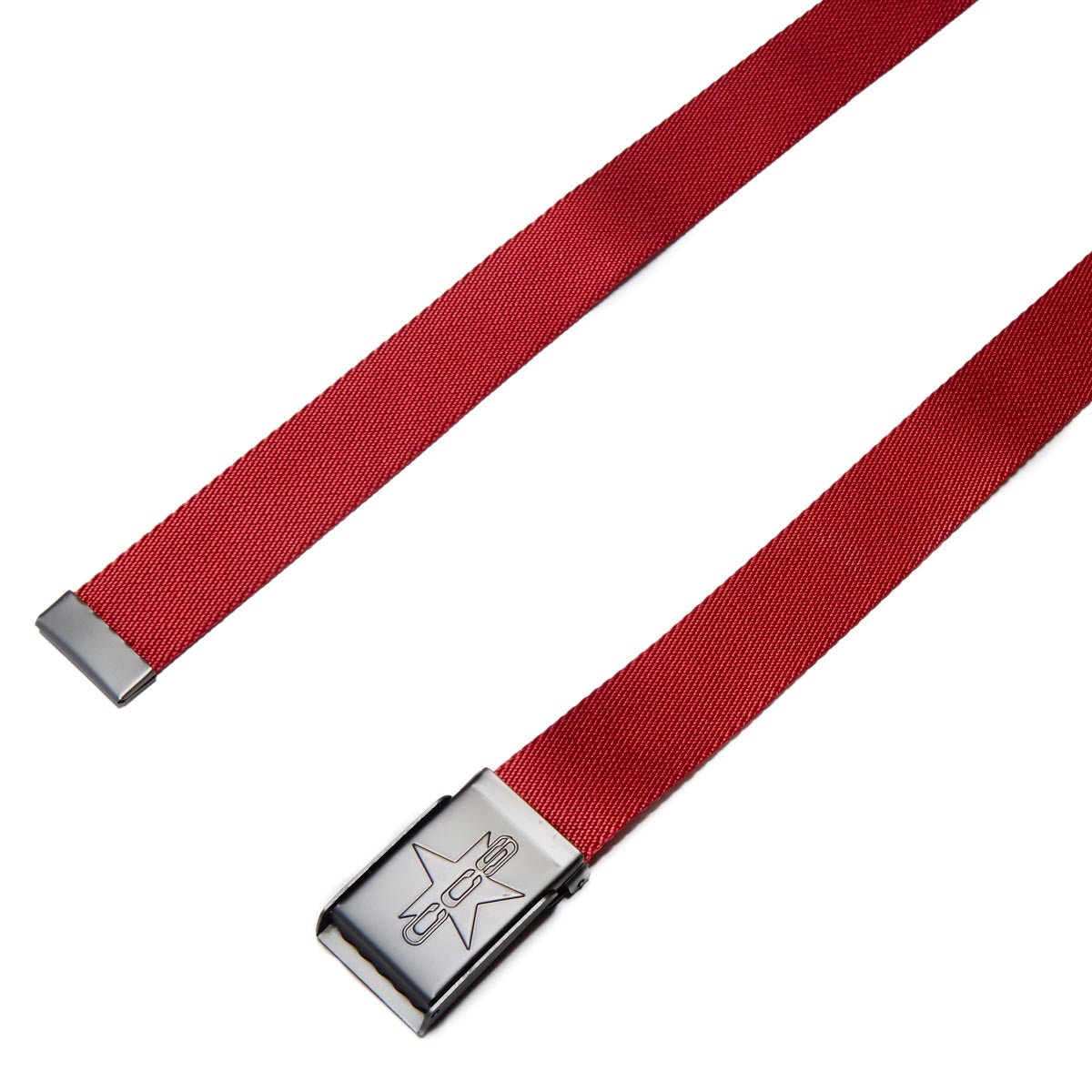 CCS Gunmetal 97 Star Web Belt - Red image 2