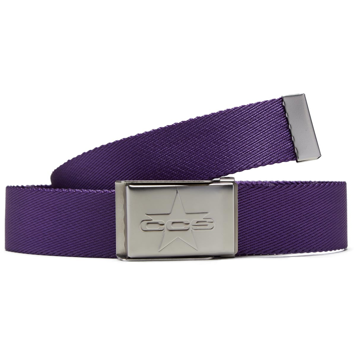 CCS Silver 97 Star Web Belt - Purple image 1