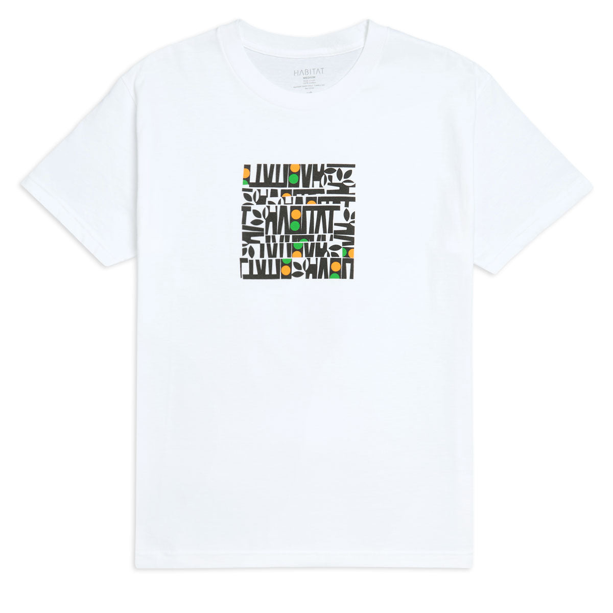 Habitat Artisan Apex Stacked T-Shirt - Natural image 1