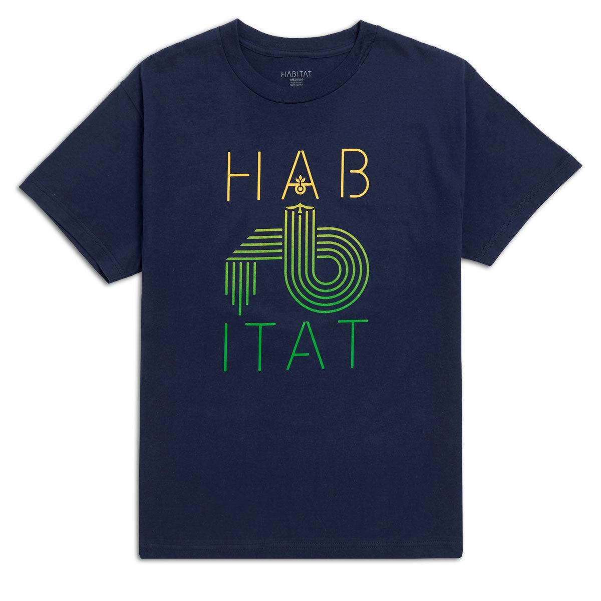 Habitat Stencil Soar T-Shirt - Navy image 1