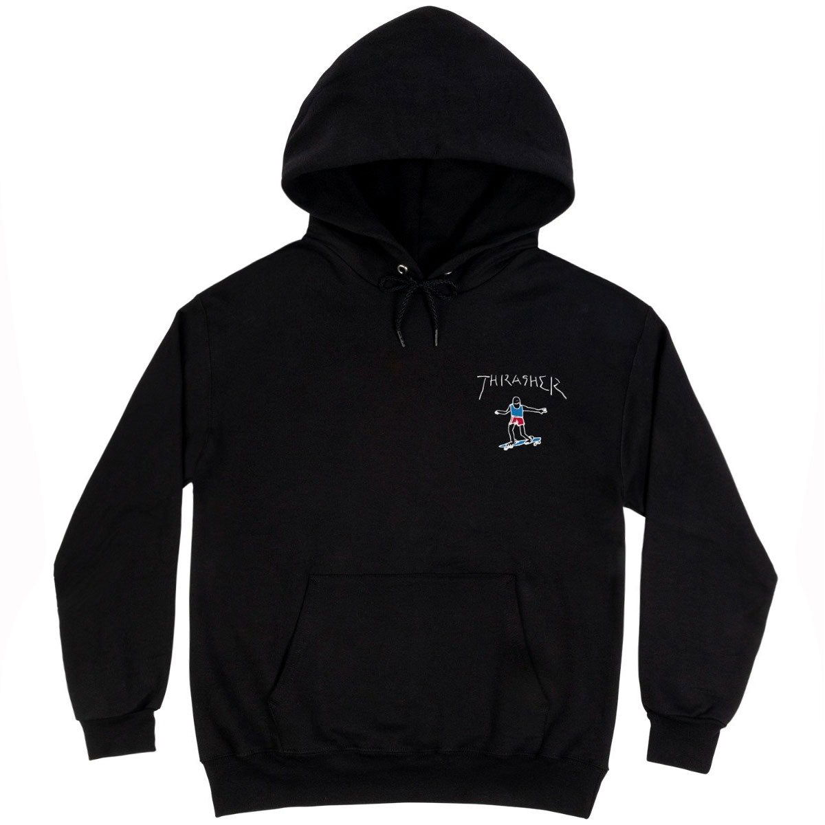 Thrasher Gonz Mini Logo Hoodie - Black image 1