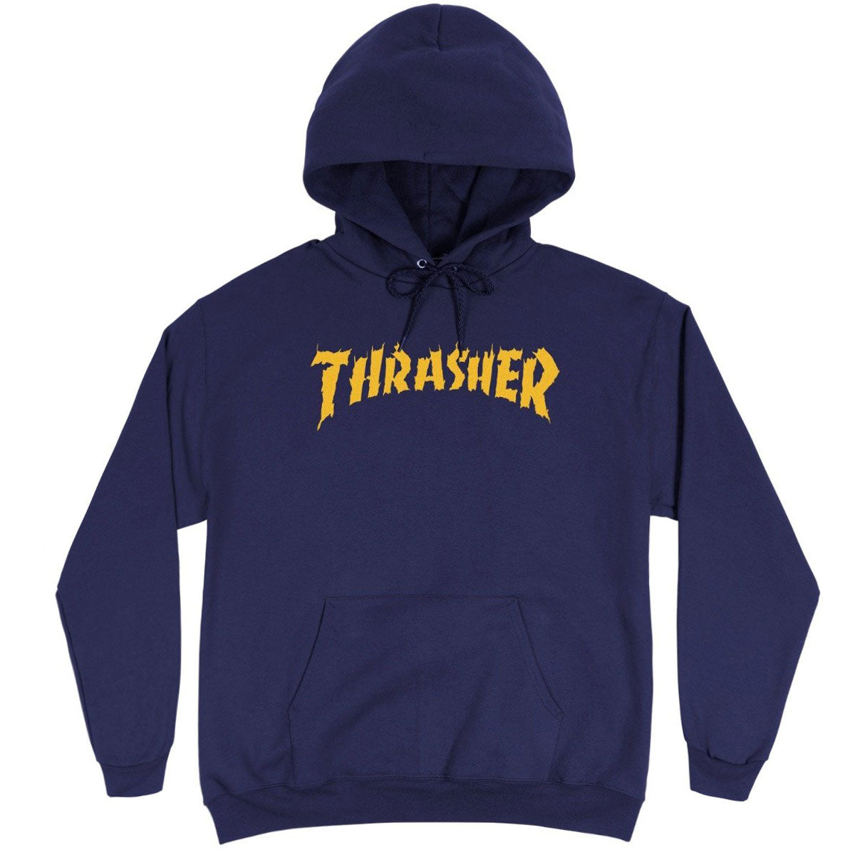 Thrasher Burn It Down Hoodie - Navy image 1