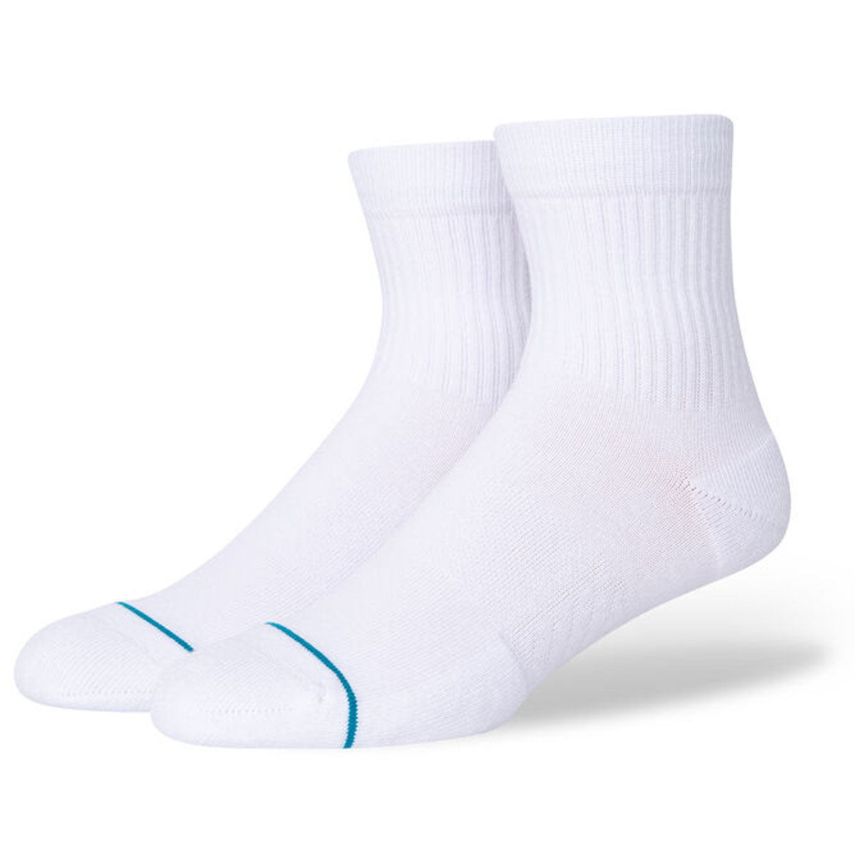 Stance Icon Quarter 3 Pack Socks - White image 1