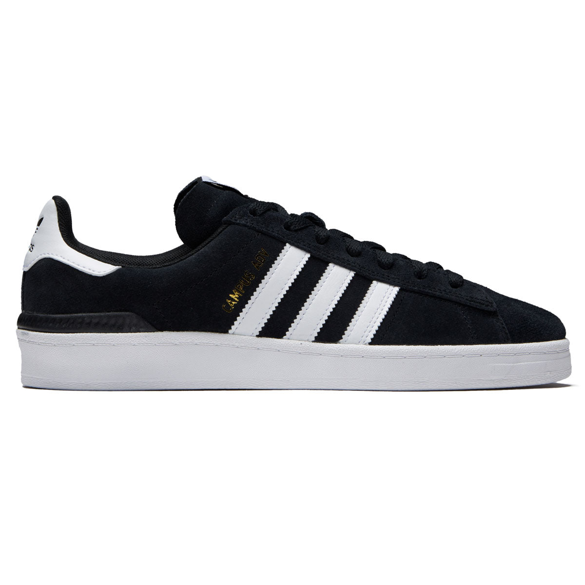 Adidas Campus ADV Shoes - Black/White/White image 1