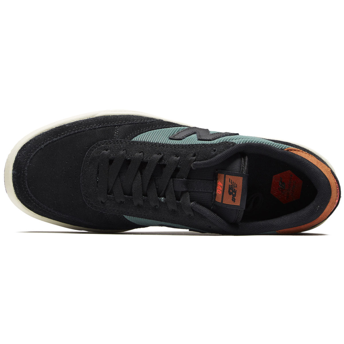 New Balance 440 Shoes - Black/Olive image 3