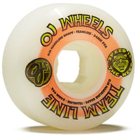 OJ Team Line Original Nomads 99a Skateboard Wheels - White/Orange/Green - 54mm