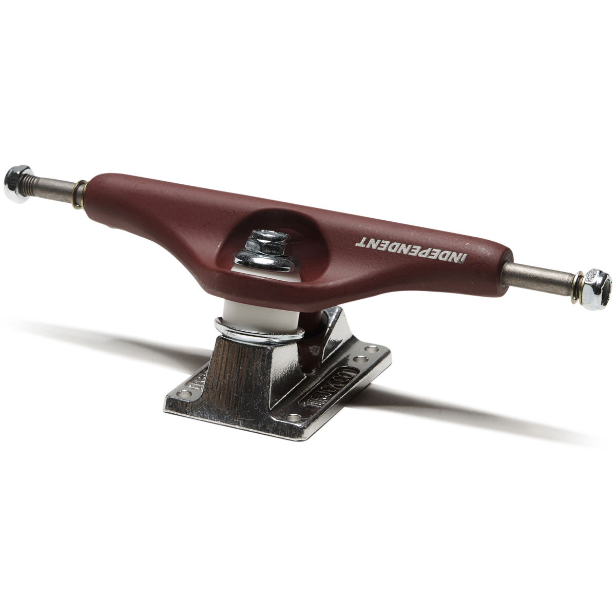 Independent Stage 11 BTG Speed Standard Skateboard Trucks - Burgundy/Silver - 159mm image 2