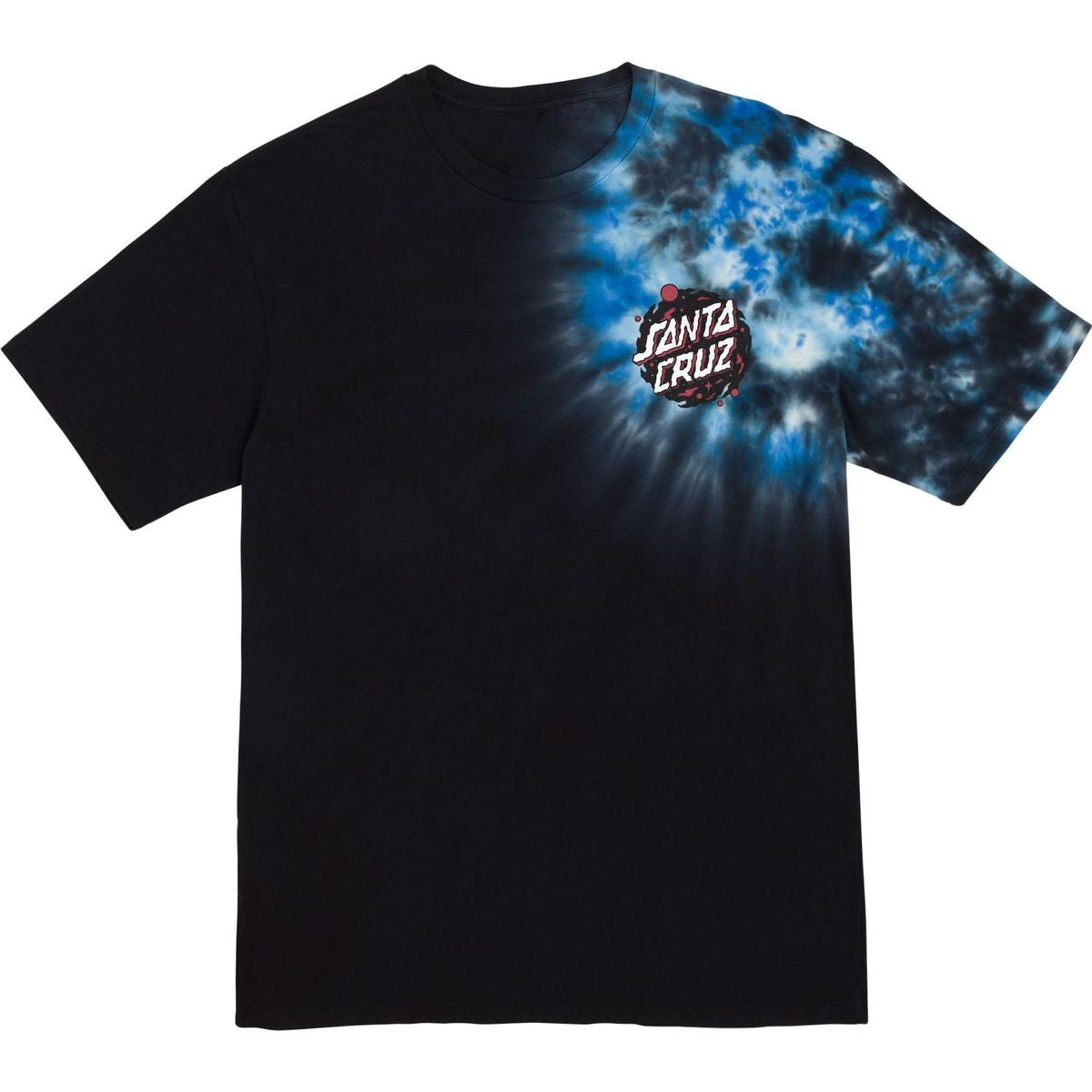 Santa Cruz Wooten Ominous Dot T-Shirt - Black/Blue Burst image 1