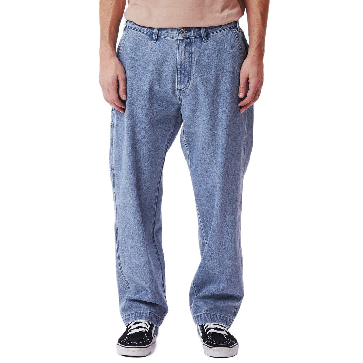 Obey Organic Hardwork Carpenter Pants - Light Indigo image 1