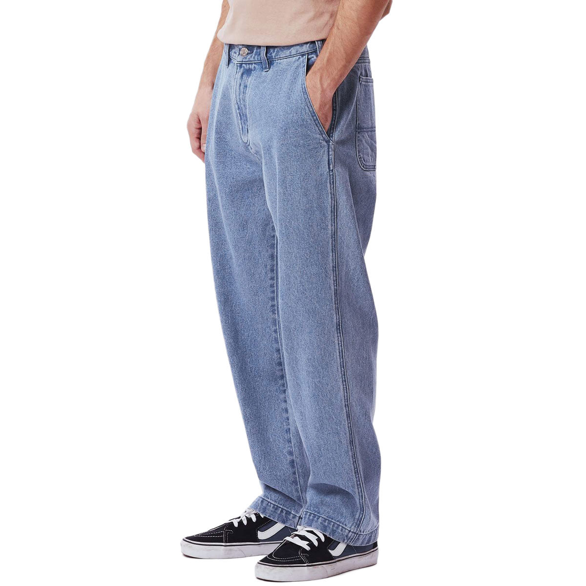 Obey Organic Hardwork Carpenter Pants - Light Indigo image 2