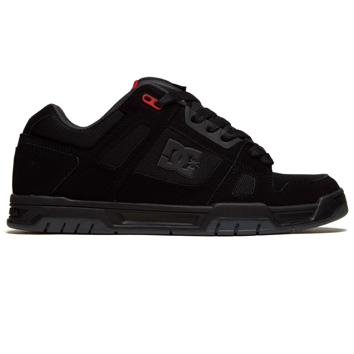 DC Stag Shoes - Black/Grey/Red image 1