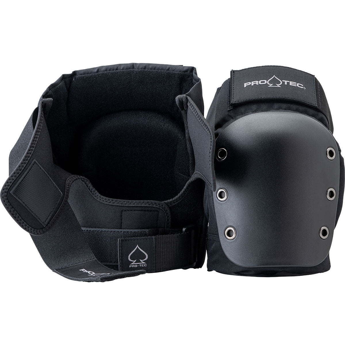 Pro-Tec Street Knee Open Back Pads - Black image 2