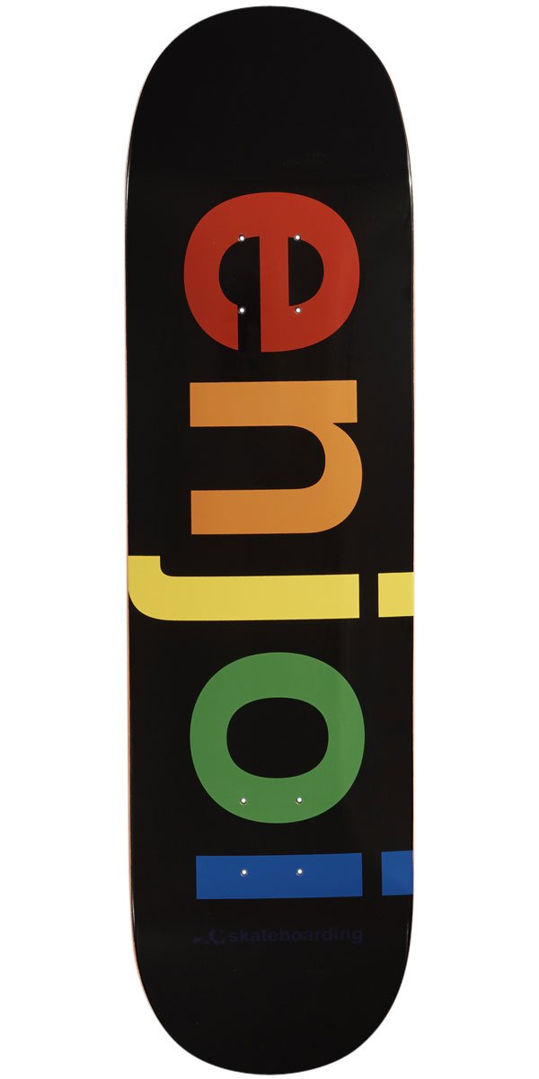 Enjoi Spectrum R7 Skateboard Deck - Black - 8.50