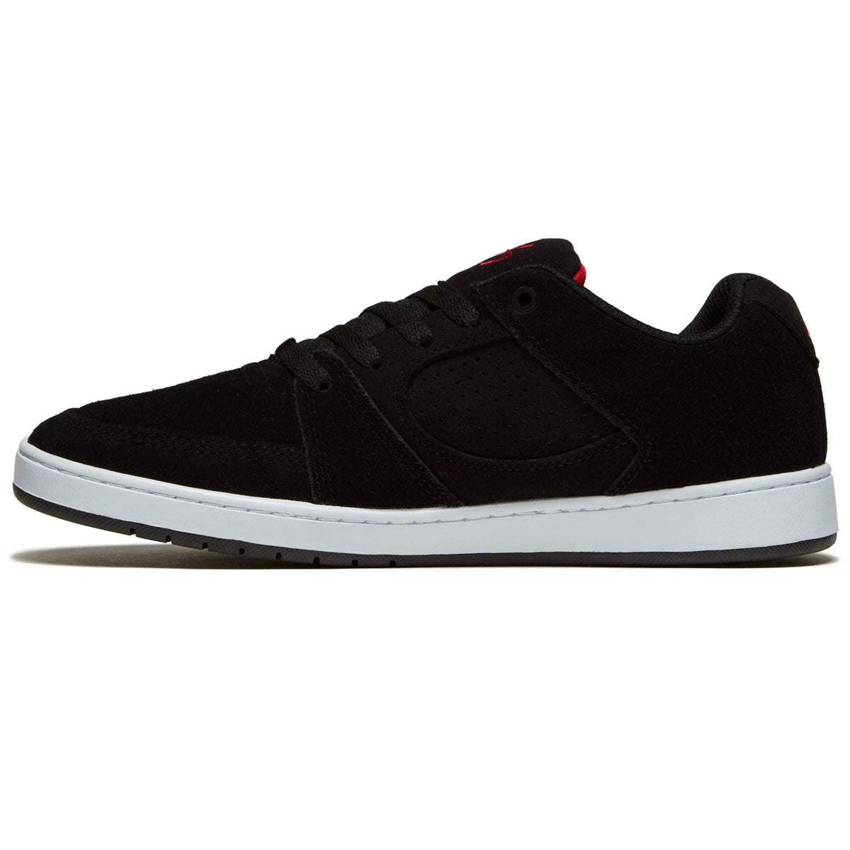 eS Accel Slim Shoes - Black/Black/Red image 2