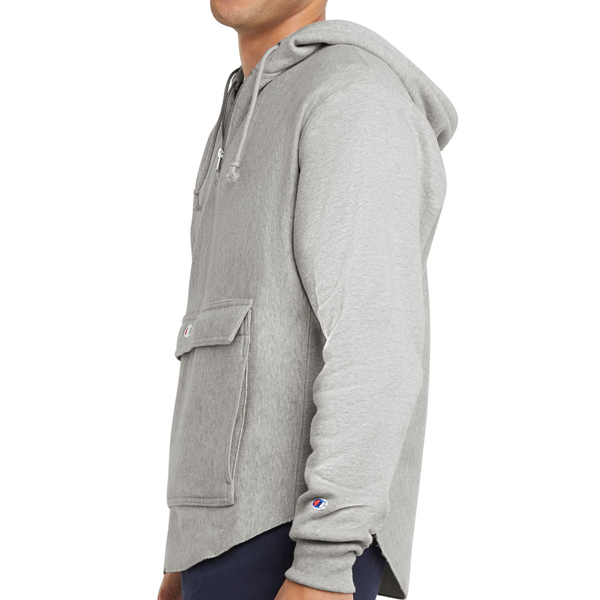 Champion Reverse Weave Boxy Anorak Jacket - Oxford Gray image 3