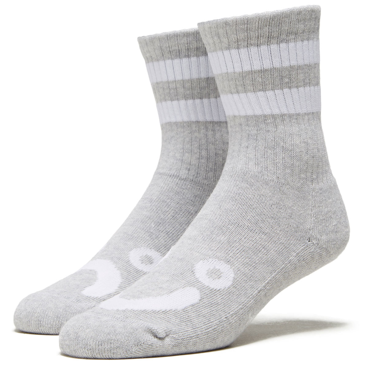 Polar Happy Sad Socks - Heather Grey image 1