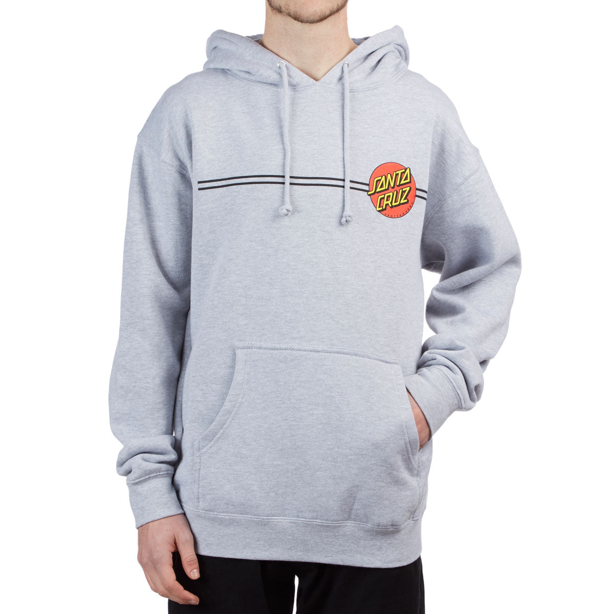 Santa Cruz Classic Dot Hoodie - Grey Heather image 1