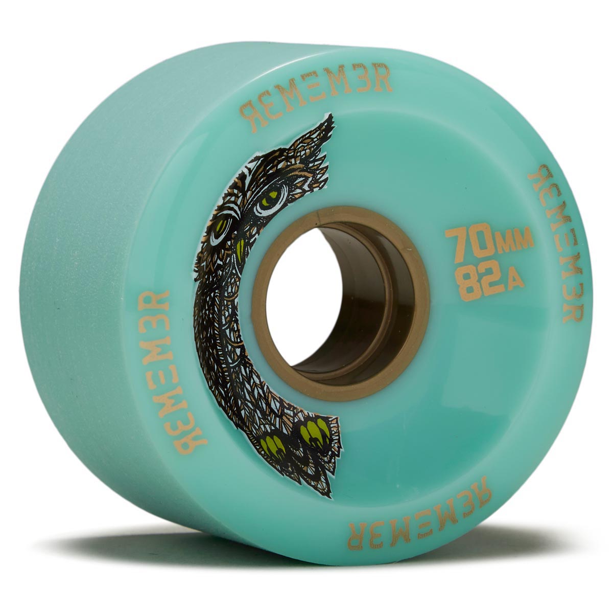 Remember Hoot Slide 82a Longboard Wheels - Seafoam - 70mm image 1