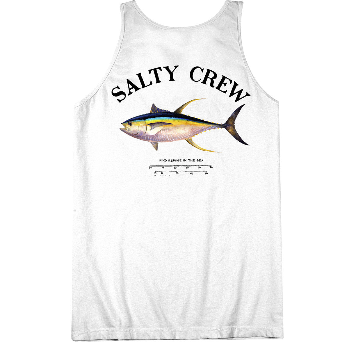 Salty Crew Ahi Mount Tank Top - White image 1