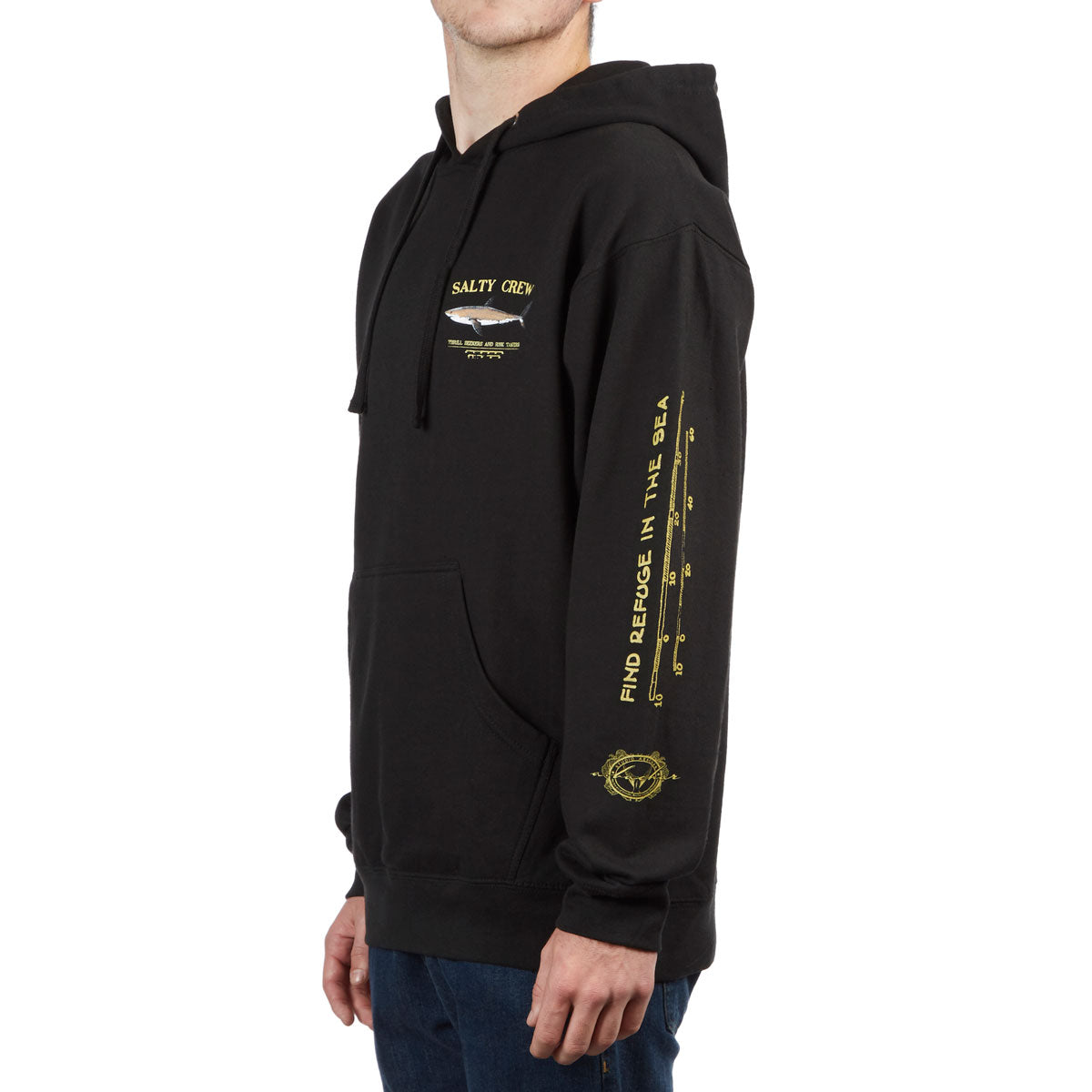 Salty Crew Bruce Hoodie - Black image 2