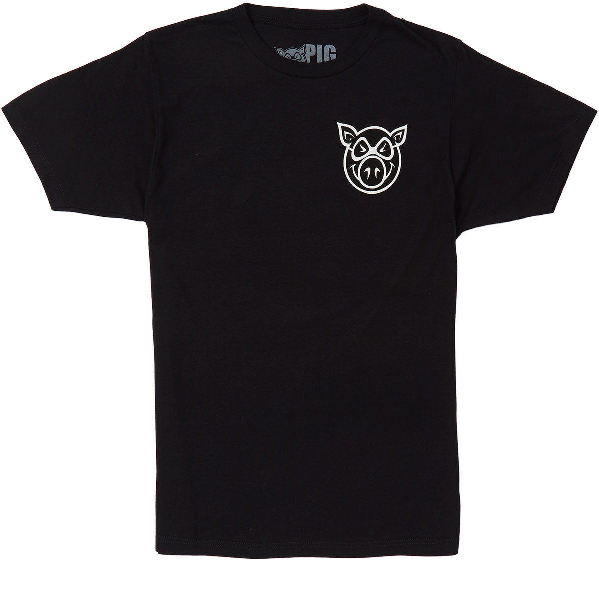 Pig F and B Head T-Shirt - Black image 2