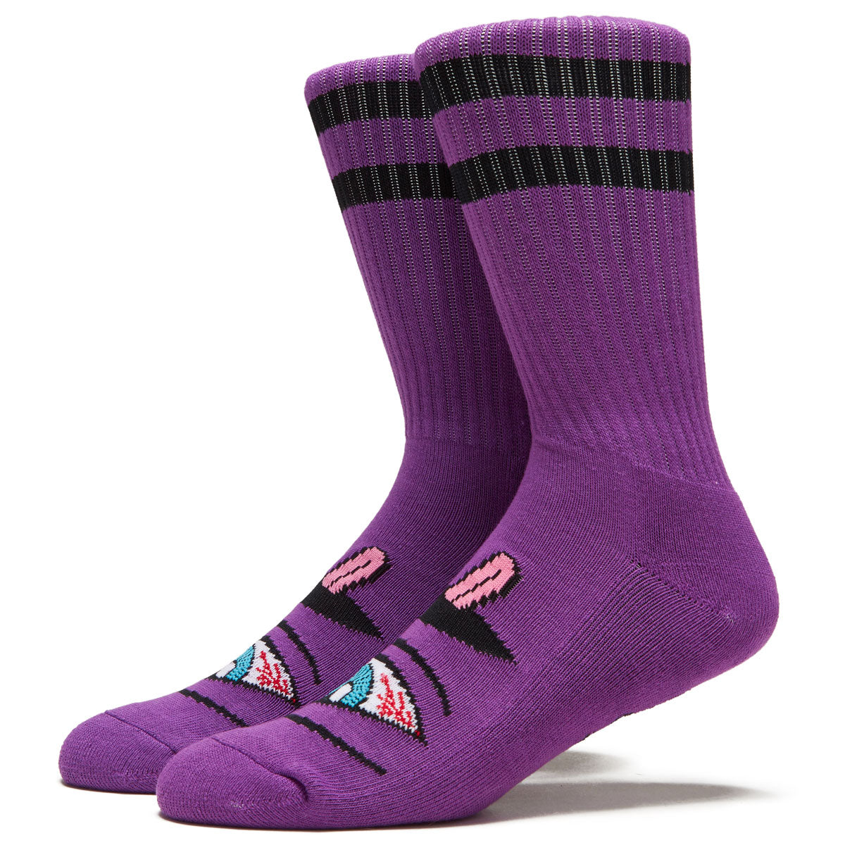 Toy Machine Bloodshot Eye Socks - Purple image 1