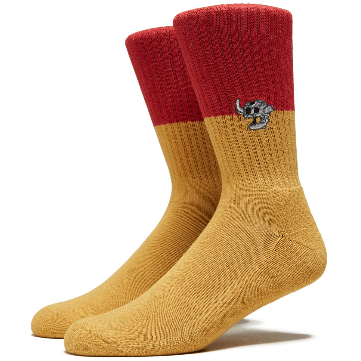 Toy Machine Dead Monster Split Socks - Maroon image 1