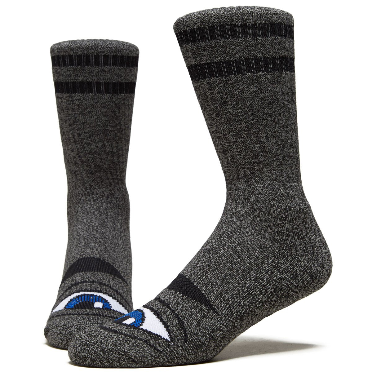 Toy Machine Heather Sect Eye Socks - Black Heather image 2