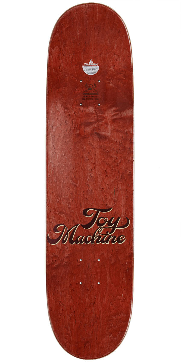 Toy Machine Pattern Logo Skateboard Deck - 8.00