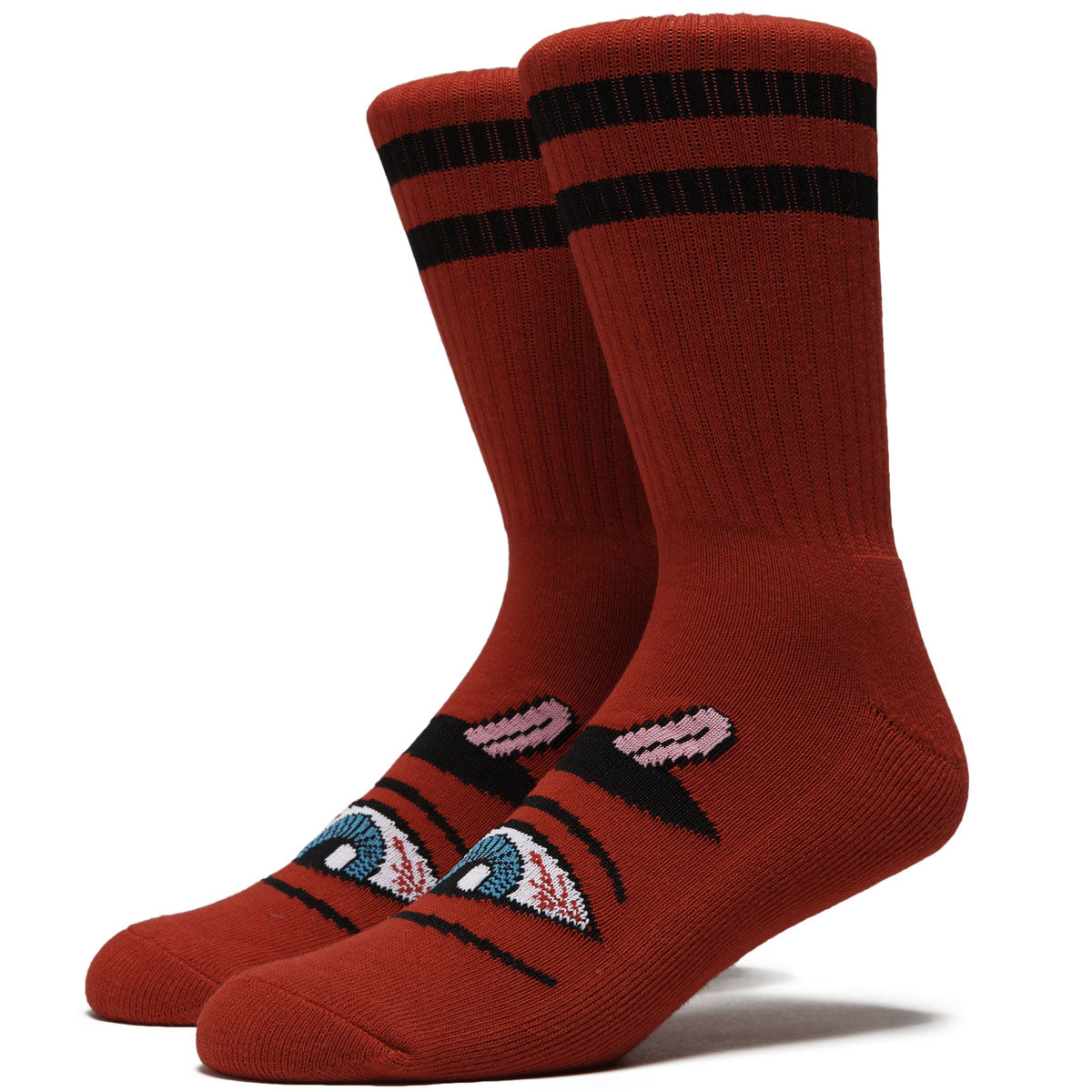 Toy Machine Bloodshot Eye Socks - Dark Red image 1