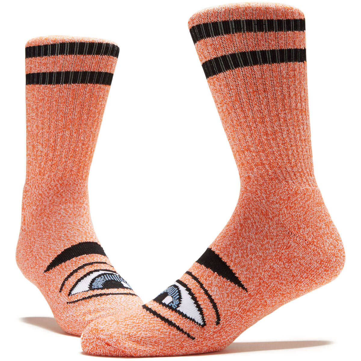 Toy Machine Heather Sect Eye Socks - Orange Heather image 2