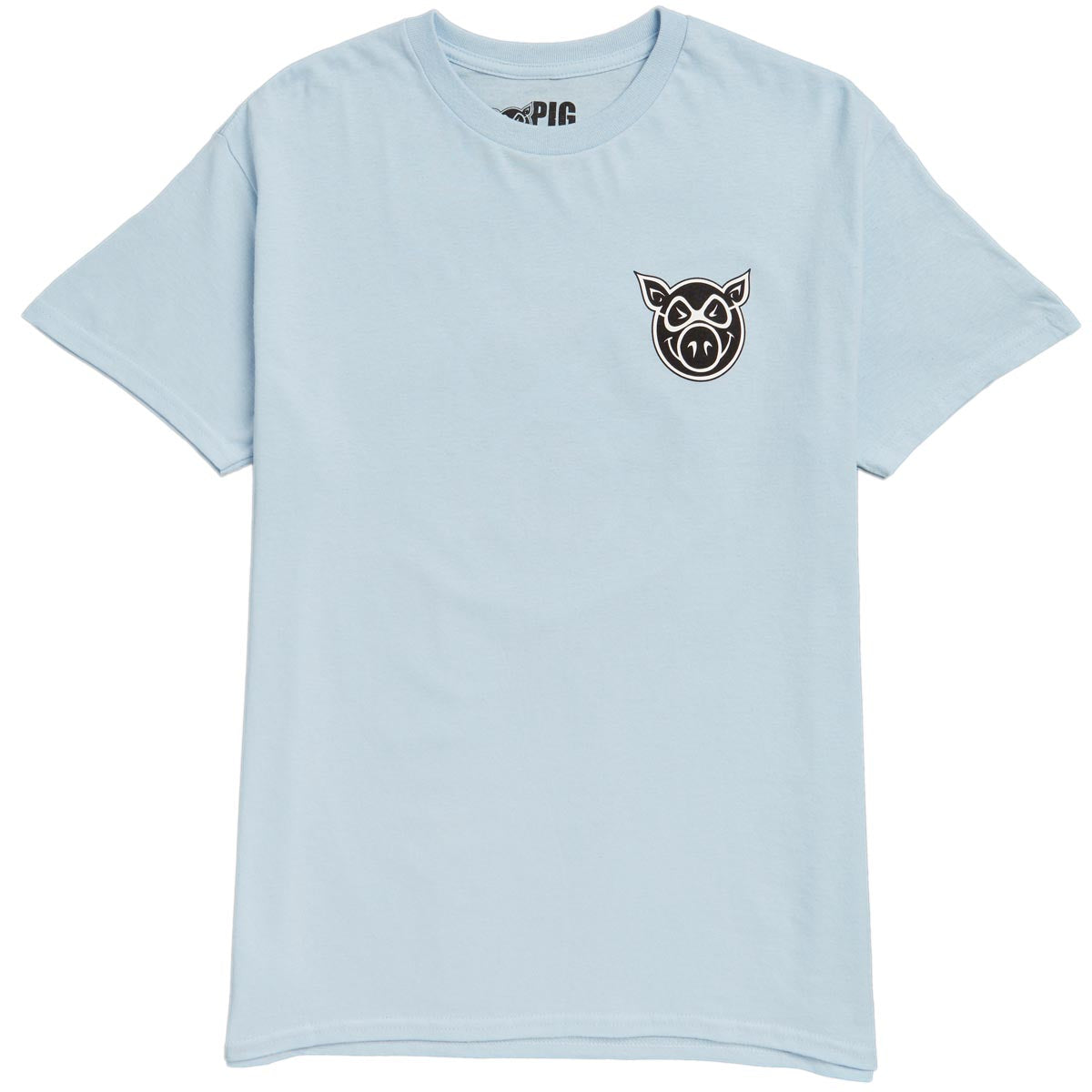 Pig Head T-Shirt - Light Blue image 1