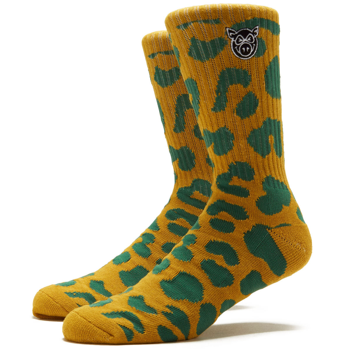 Pig Leopard Socks - Brown image 1