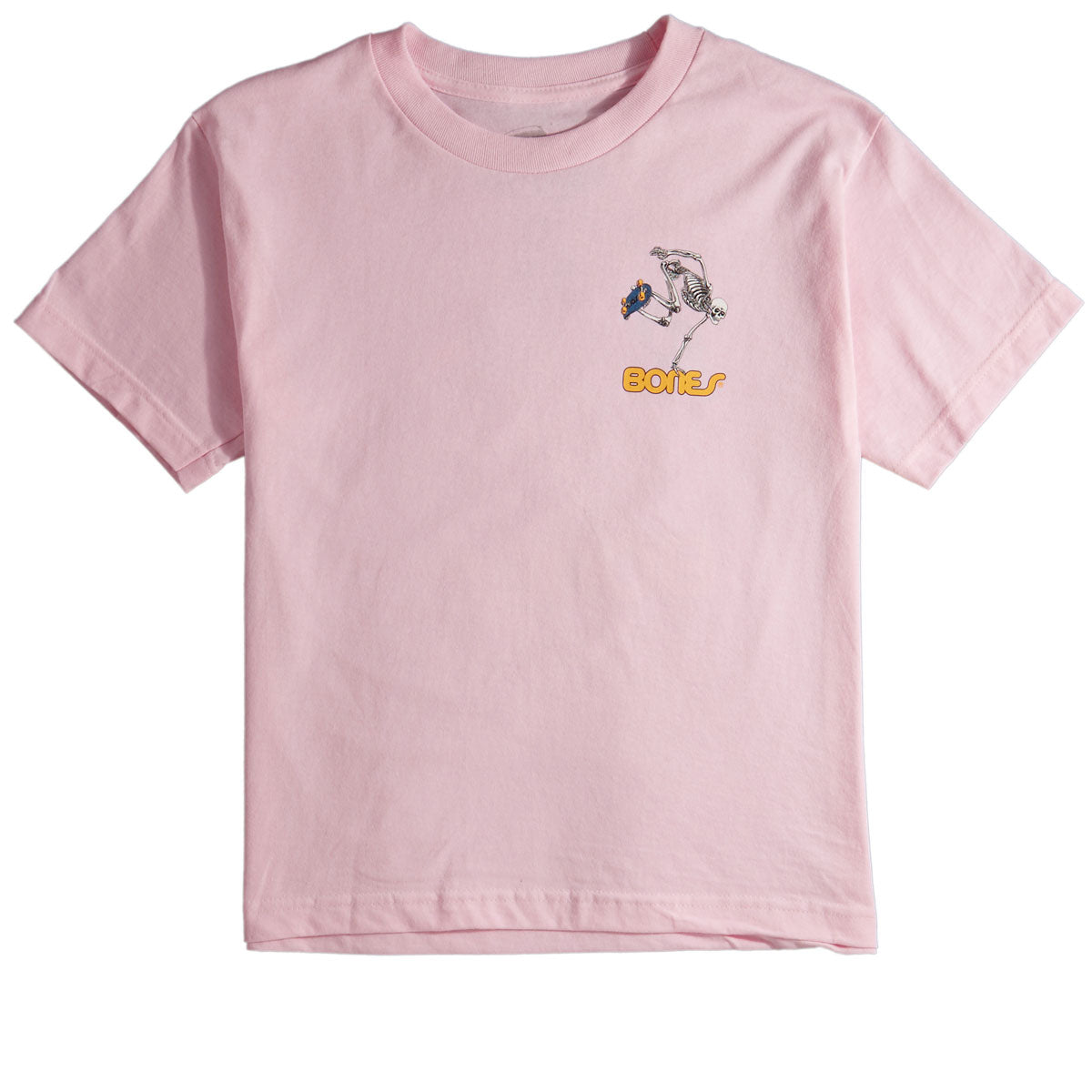 Powell-Peralta Youth Skateboard Skeleton T-Shirt - Light Pink image 1