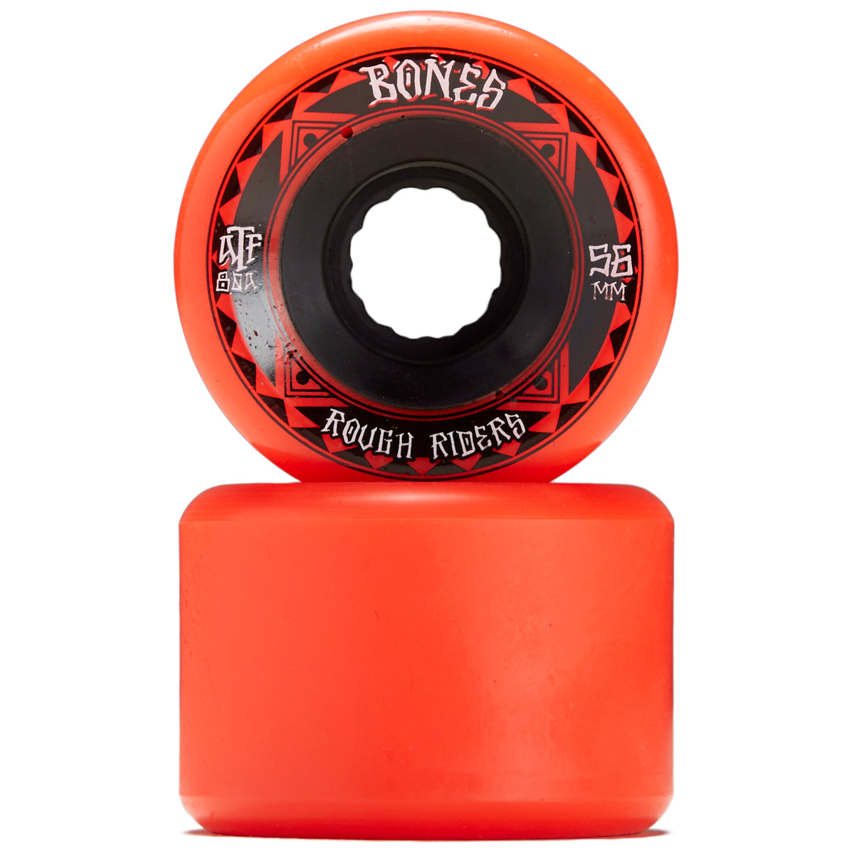 Bones Rough Riders Runners Skateboard Wheels - Red - 56mm image 2