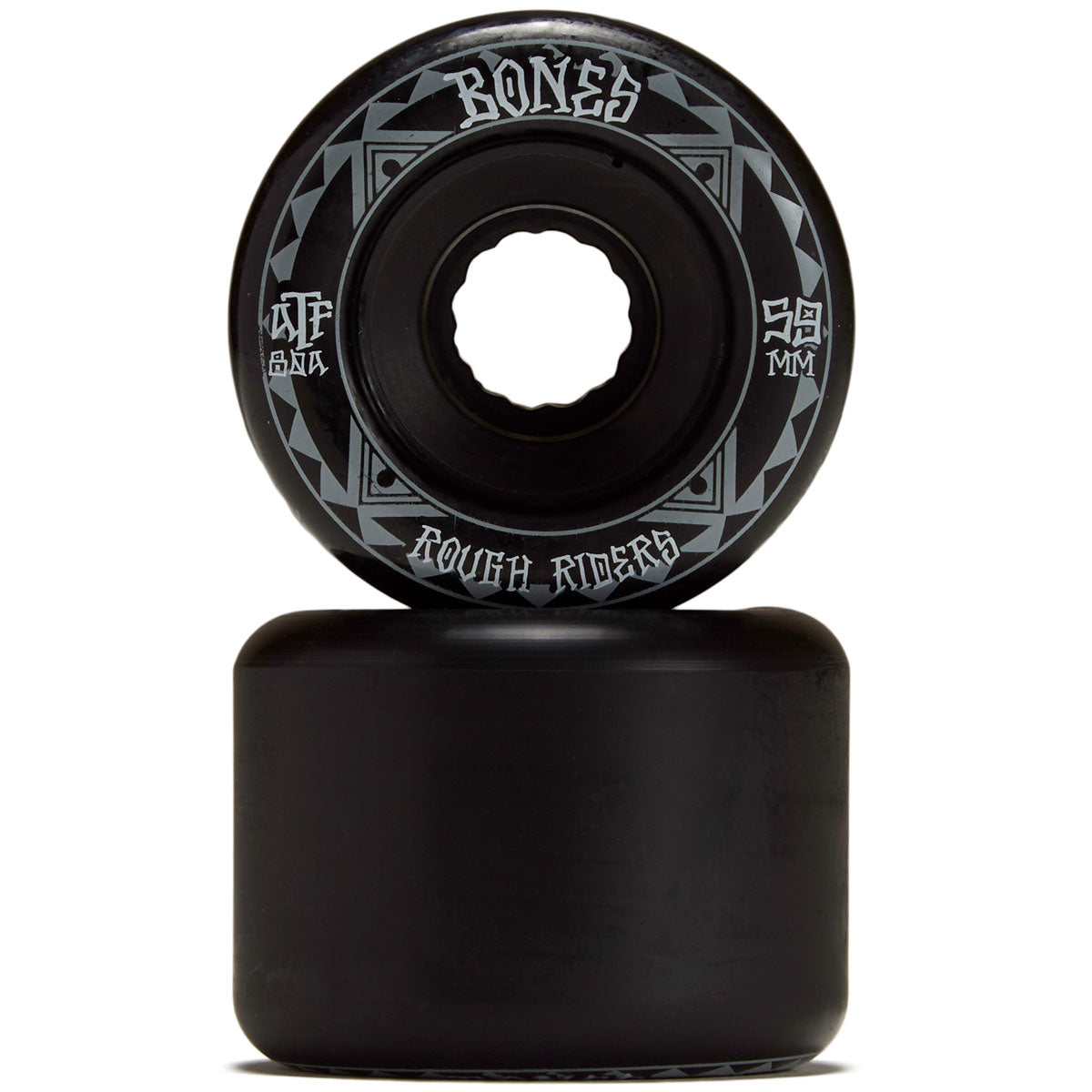 Bones Rough Riders Runners Skateboard Wheels - Black - 59mm image 2