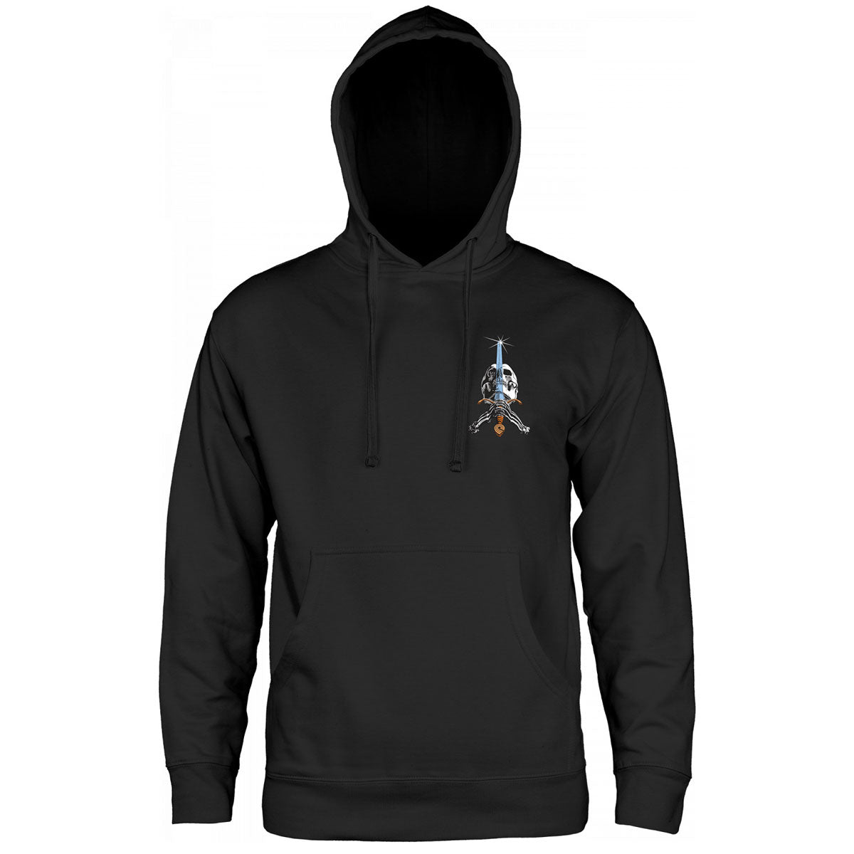 Powell-Peralta Skull And Sword Hoodie - Black image 1