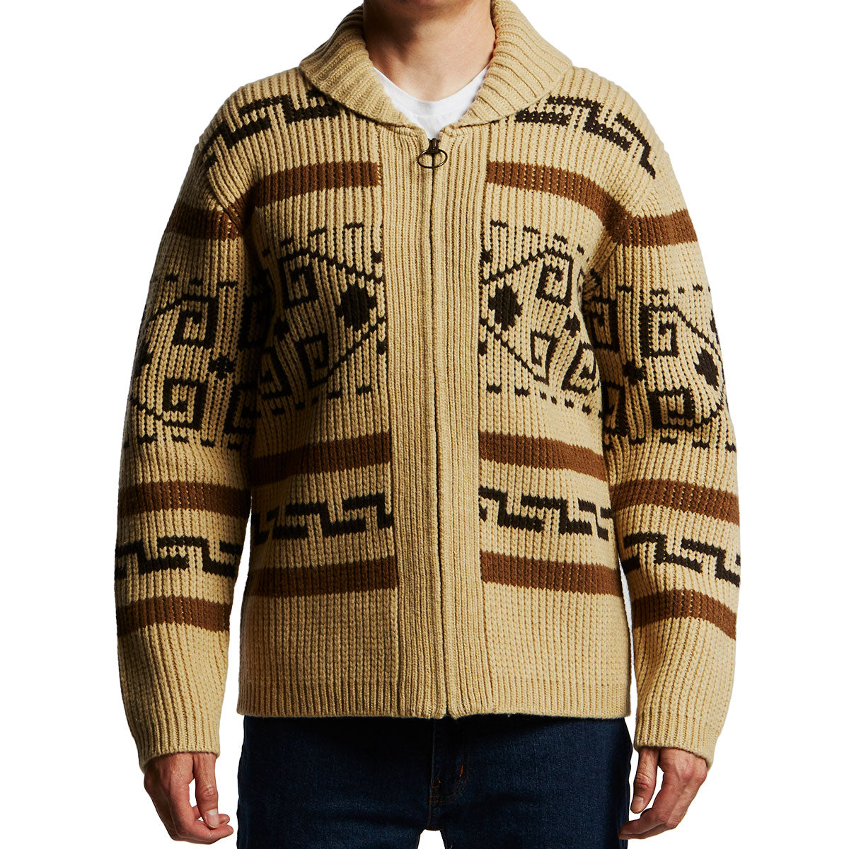 Pendleton The Original Westerley Sweater - Tan/Brown image 1